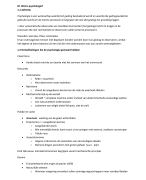 Algemene psychologie 1e bachelor psychologie 
