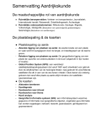 Samenvatting Aardrijkskunde ASO 3de graad