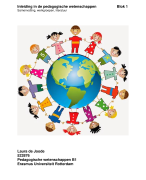 Complete samenvatting blok 1.1 inleiding in de pedagogische wetenschappen 