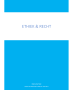 Ethiek en recht samenvatting 