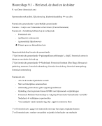 Aantekeningen hoorcollege 9.1 minor Dood en Letsel