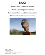 Geslaagde NCOI Civiele Techniek en Uitvoering (6 maanden) - Module Uitvoering en organisatie - Oktober 2021 (cijfer 8)