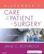 TEST BANK FOR ALEXANDERS CARE OF THE PATIENT IN SURGERY 16TH EDITION BY ROTHROCK