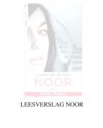 Goed leesverslag, Roman, Noor