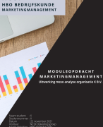 NCOI Moduleopdracht Marketingmanagement 2021 - Verhogen marktaandeel Bank - Geslaagd 2021 met een 8 - Inclusief feedback