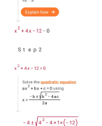 Solving Quadratic Equation using Quadratic Formula. Full step