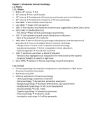Samenvatting Forensische Psychologie - Toegepaste Psychologie