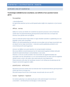 keypoints anatomie hoofdstuk 3: celstructuur en functies 