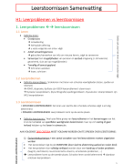 Samenvatting Orthopedagogiek Leerstoornissen