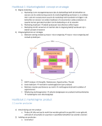 Samenvatting marketingmix: product