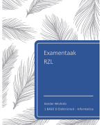 Examentaak - Religie, zingeving en levensbeschouwing fase 1 semester 2
