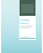 Portfolio Fase 2 (PABO Verkorte Deeltijd) | Cijfer: 7,5