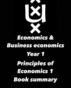 Summary Economics (6011P0206Y)- UvA