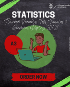 Statistics, Flowchart Variables, Tests, Formulas & Graphical Displays (RUG)