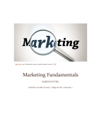 Samenvatting Marketing Fundamentals