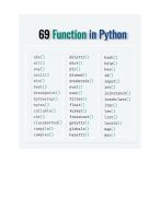 69 functions to python
