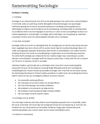 Samenvatting \'Sociologie voor de praktijk\'