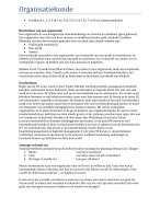 Samenvatting organisatiekunde