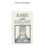 Leesverslag Karel ende Elegast