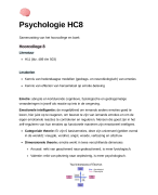Psychologie Hoorcollege 6; Hoofdstuk 8