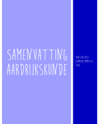 Aardrijkskunde samenvatting examencommissie 3ASO vakfiche 2022