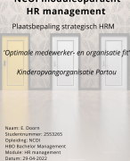 Geslaagde Scheidegger moduleopdracht HR-Management 2023 - Personeel, Leiderschap en Beloningen - Motiveren medewerkers - cijfer 8,5