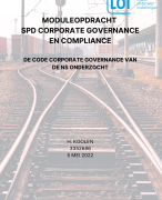 LOI Module Corporate Governance en Compliance - Mei 2022 - Geslaagd (8) met feedback - corporate gov