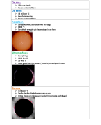 Aardrijkskunde: 5de middelbaar: de zon, het zonnestelsel, kometen, planetoïden, meteoren, meteorieten, de maan, de getijden