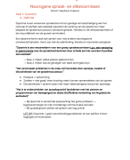 Neurogene spraakstoornissen - Dysartrie