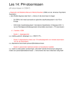 Persoonlijkheidspsychologie Les 14: PH stoornissen 