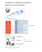 Compleet document van stem therapie: incl HC, OC, cursus en handboek