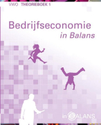 Bedrijseconomie in Balans - VWO 5 - Hoofdstukken 24, 25, 26