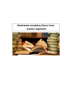 12 uitgewerkte boeken voor Nederlands mondeling- 5 havo/6vwo