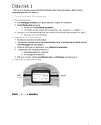 Samenvatting Didactiek 1