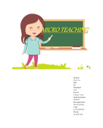 Verslag Microteaching uit leerjaar 2