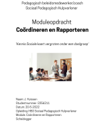 Scheidegger geslaagde module Coördineren en Rapporteren - Bekendheid Sociale Kaart Utrecht vergroten - Mei 2022 cijfer 8