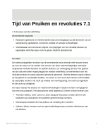 Geschiedenis Tijd van Pruiken en Revoluties 7.1  (Vwo)