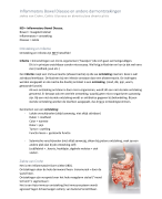 samenvatting IBD; ziekte van Crohn, Colitis Ulcerosa en diverticulose diverticulitis