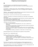 Samenvatting HRM: Brugboek personeelsmanagament