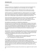 Samenvatting arbeidsrecht