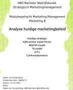 NCOI Geslaagde module Marketing Management - Strategisch Marketingmanagement - Marketing B - Cijfer 8 in 2021