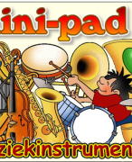 Antwoordblad minipad muziekinstrumenten