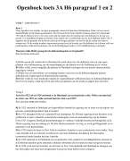  Oefentoets 3 Vwo  H6 paragraaf 1 en 2