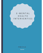 PM1012 E-mental health interventies