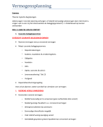 Vermogensplanning (Master Finance Lessius)