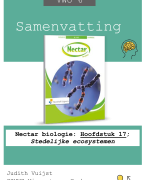 Samenvatting: Nectar biologie: Hoofdstuk 17; Ecosystemen (VWO 6)