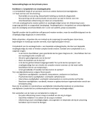 Samenvatting Regie van het primaire proces