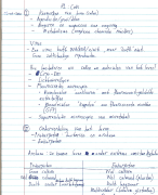 Handgeschreven aantekeningen van de hoofdstukken 1 t/m 8 en 10 voor deeltoets 1 - Moleculaire celbiologie