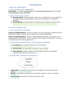 Samenvatting management (office tools)