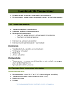 Verpleegkundige methodieken 1: Hoofdstuk 10 - Temperatuur